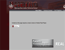Tablet Screenshot of metrocareertech.org